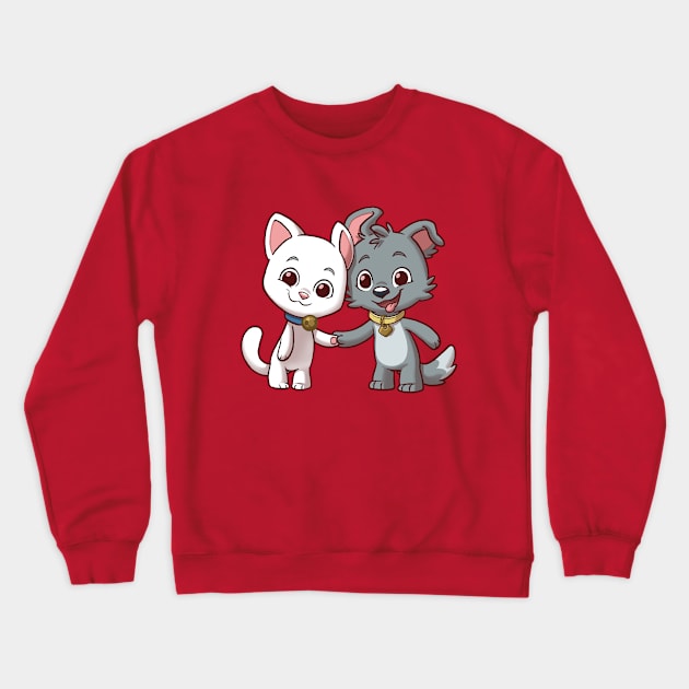 Forbidden Love Crewneck Sweatshirt by Dooomcat